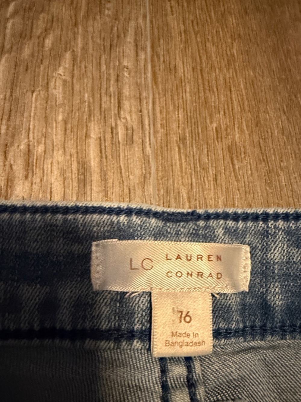 LC Lauren Conrad Light Wash Mid Rise Skinny Jeans - Picture 2 of 7